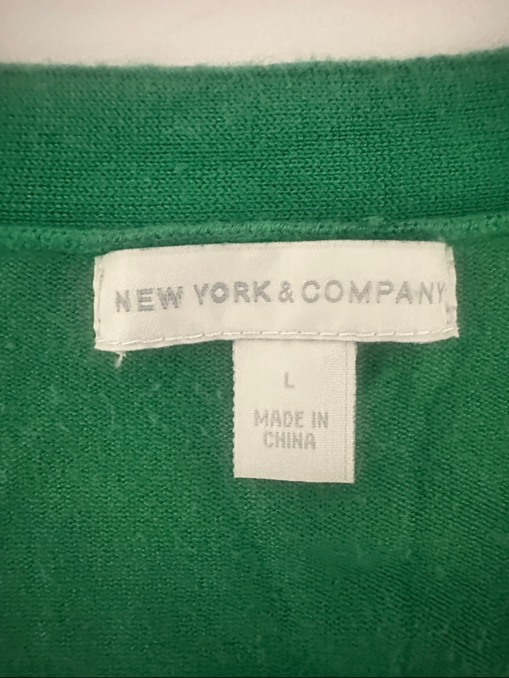 New York & Company Emerald Green Sweater Top - Picture 2 of 7